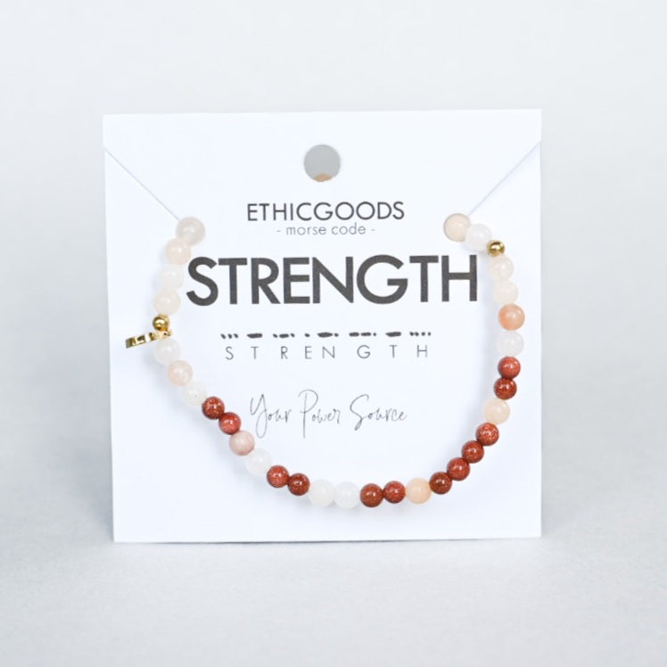 Morse Code Bracelet | STRENGTH