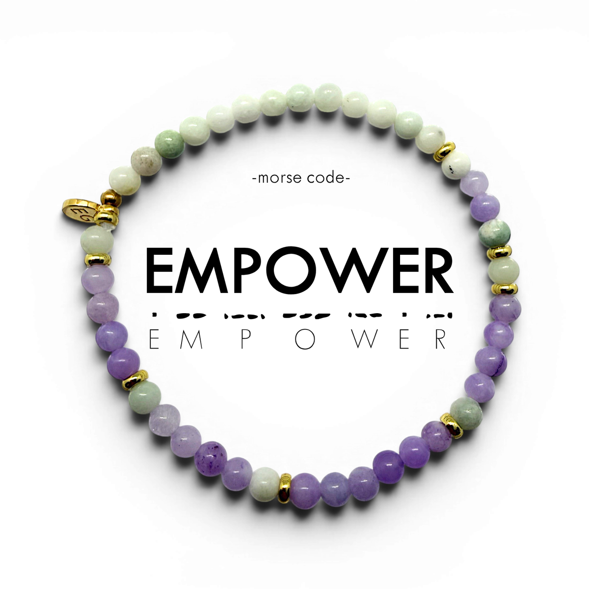 Morse Code Bracelet | EMPOWER – ETHICGOODS