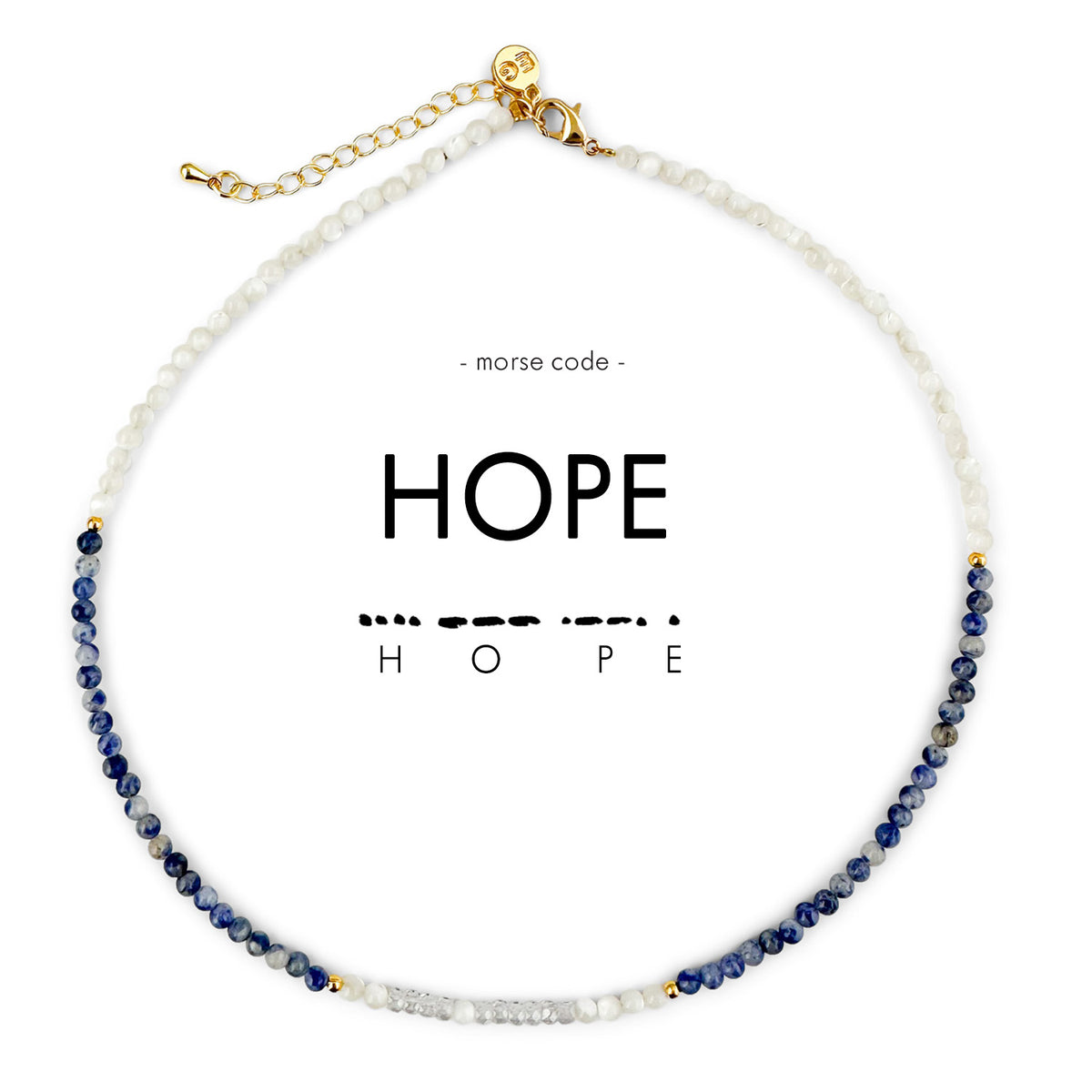 Love Hope Cure Morse Code Necklace - Jewelry That Gives Back – My