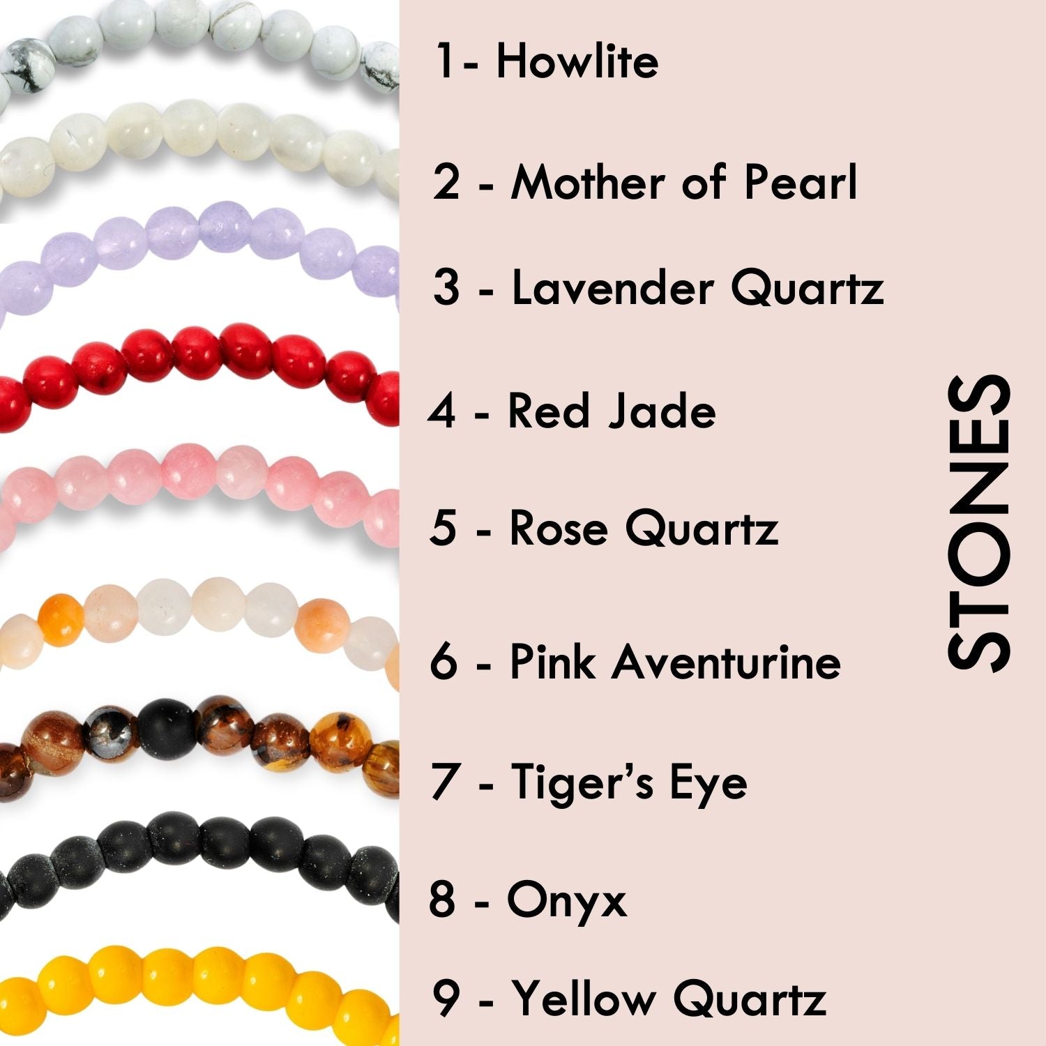 Energy Stone As Shown In Picture Gemstone Crystals Bracelets at Rs  100/piece in Jaipur