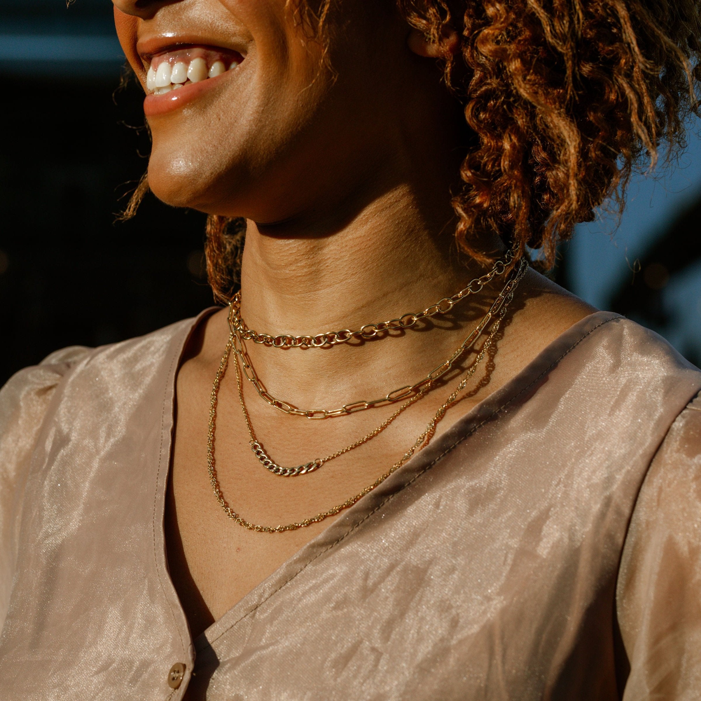 【 】Iconic ID Bold Cable Chain Necklace Bold Cable Chain Classic Gold Necklace – ETHICGOODS