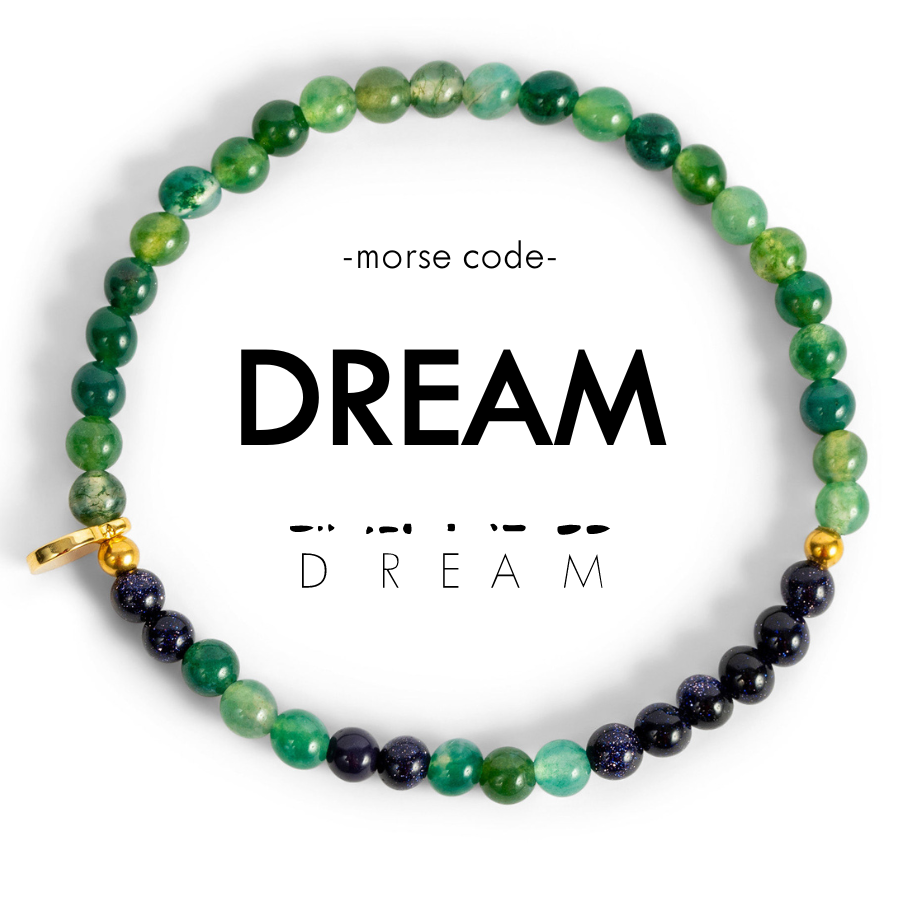 Morse Code Bracelet DREAM