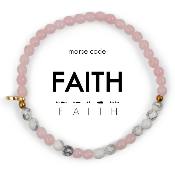 Morse Code Bracelet | FAITH – ETHICGOODS
