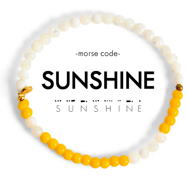 Morse Code Bracelet | SUNSHINE