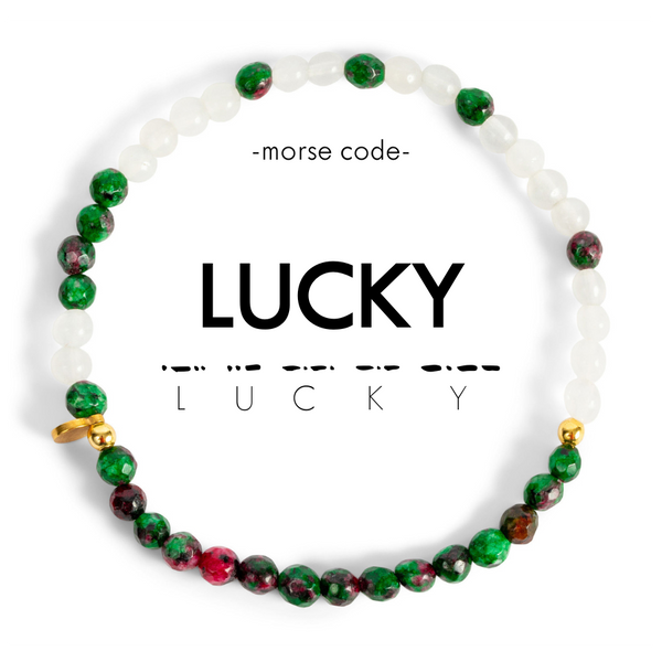 Morse Code Bracelet | LUCKY