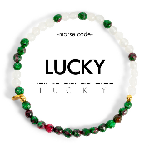 Morse Code Bracelet | LUCKY