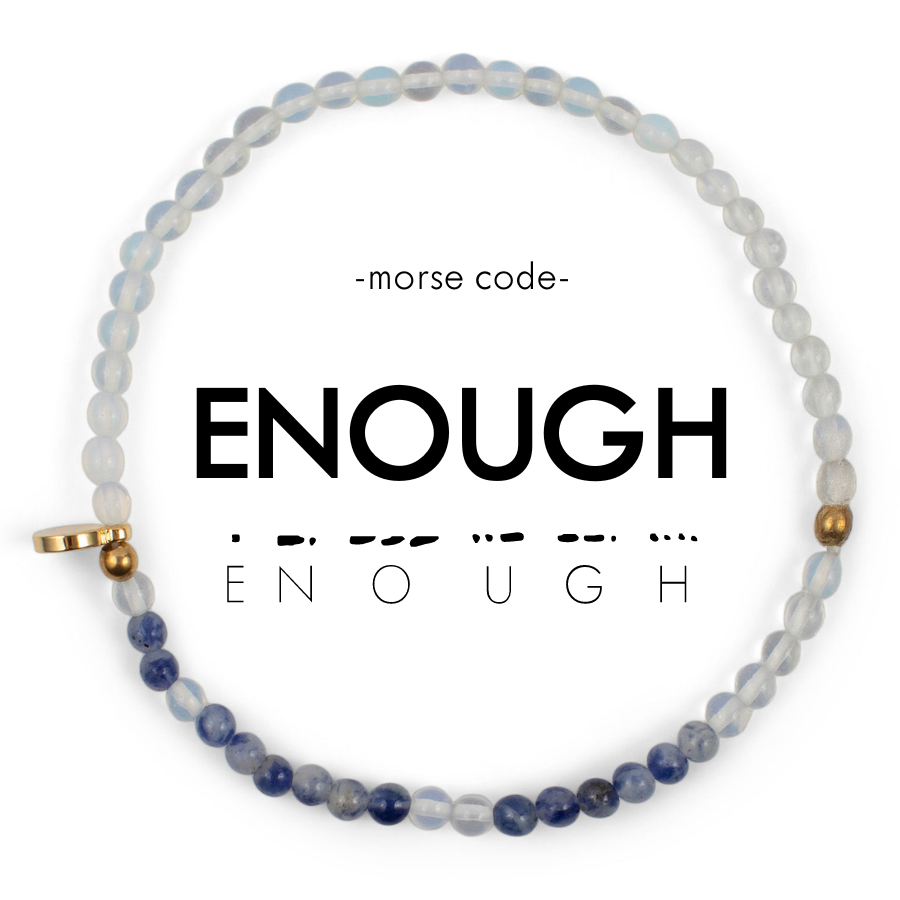 Morse Code Shop 3mm Morse Code Bracelet | ENOUGH – ETHICGOODS