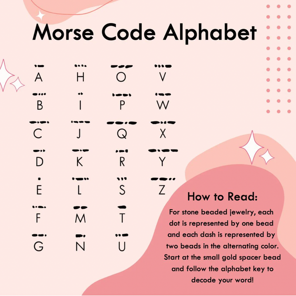 Morse Code Matching Set | YOU & ME