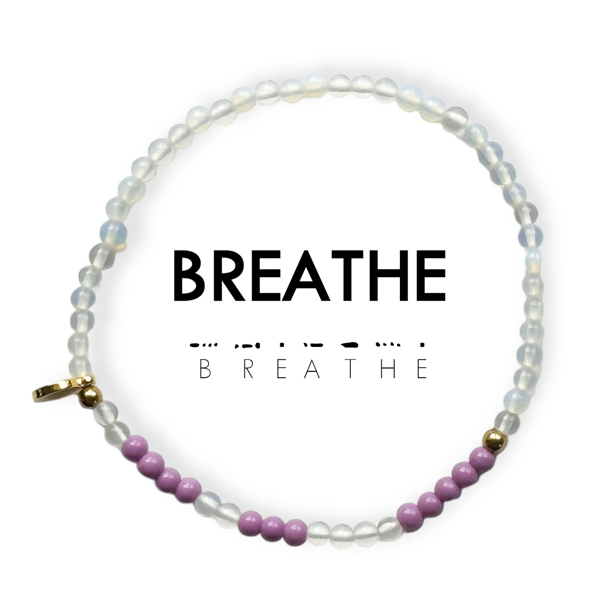 3mm Morse Code Bracelet | BREATHE – ETHICGOODS