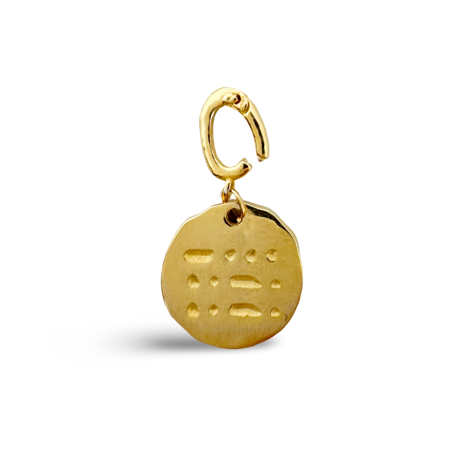 BFF Morse Code Gold Charm – ETHICGOODS BFF Morse Code Gold Charm – ETHICGOODS