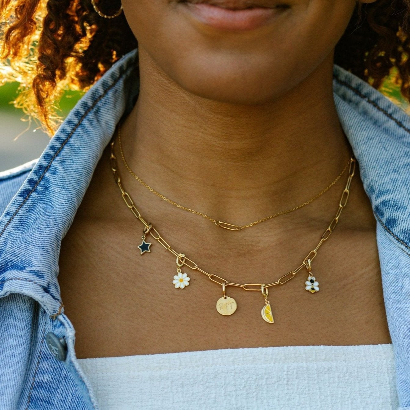 BFF Morse Code Gold Charm – ETHICGOODS