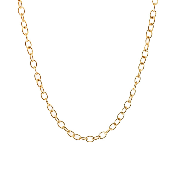 【 】Iconic ID Bold Cable Chain Necklace Bold Cable Chain Classic Gold Necklace – ETHICGOODS