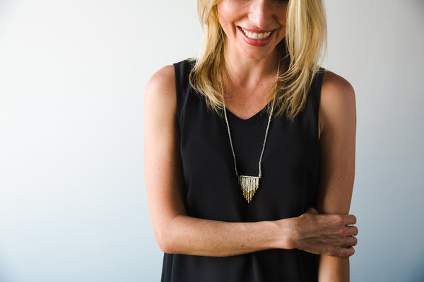 Ombre Arrow Necklace