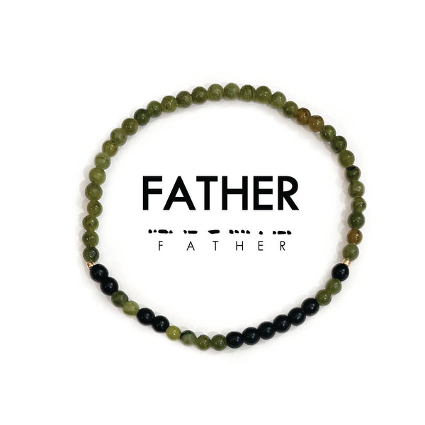 Morse Code Bracelet Men's Extended Size | FATHER