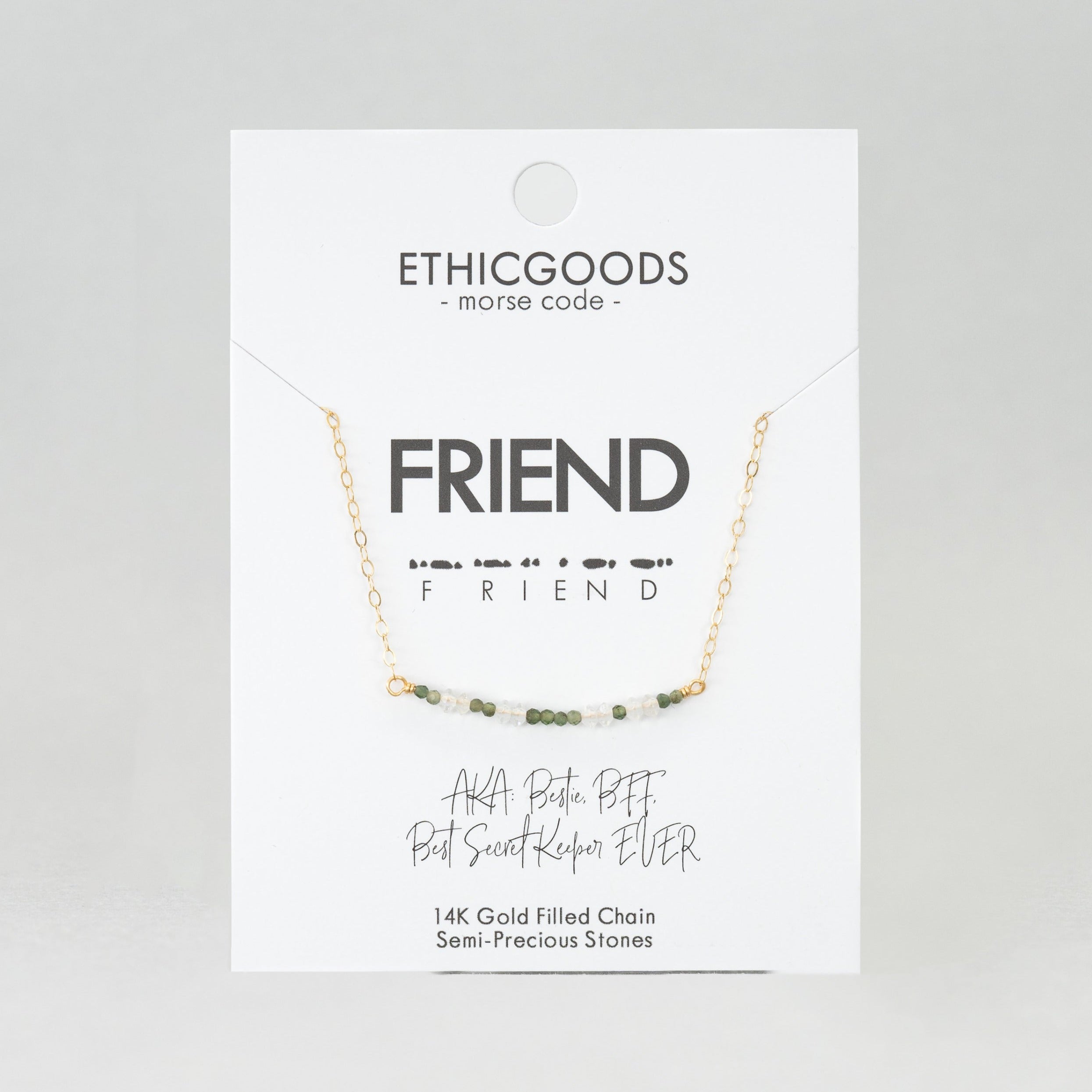 Friendship on sale stone necklace