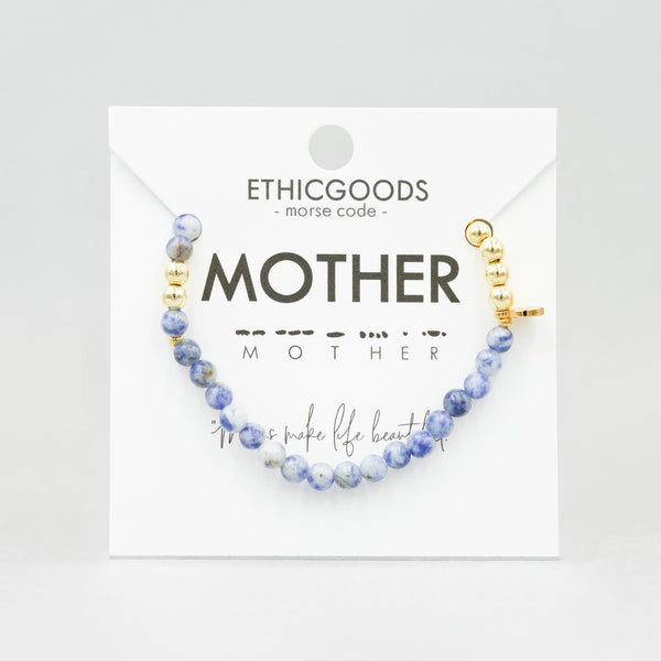 Gold Morse Code Bracelet | MOTHER