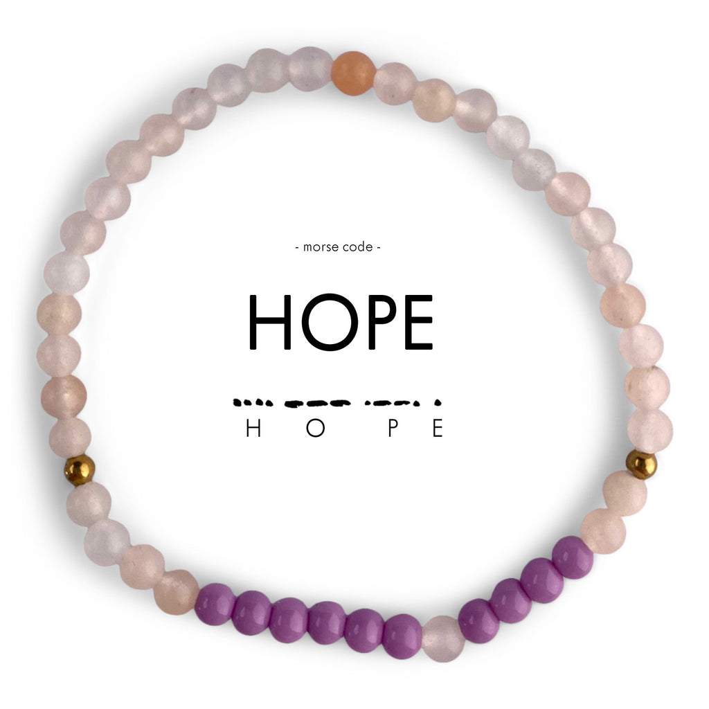 Love Hope Cure Morse Code Necklace - Jewelry That Gives Back – My