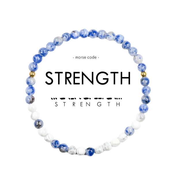 Morse Code Bracelet Extended Size | STRENGTH