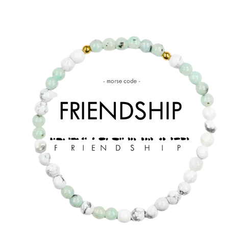 Morse Code Bracelet Extended Size | FRIENDSHIP