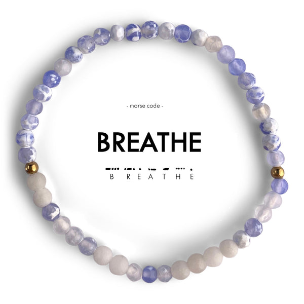 Morse Code Bracelet | BREATHE