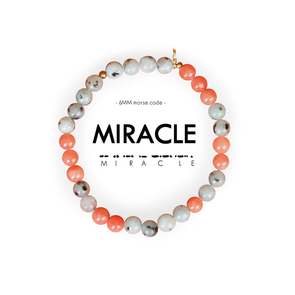 6mm Morse Code Bracelet | MIRACLE
