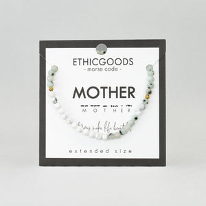 Morse Code Bracelet Extended Size | MOTHER