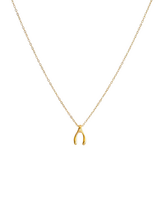 Wishbone Pendant Necklace